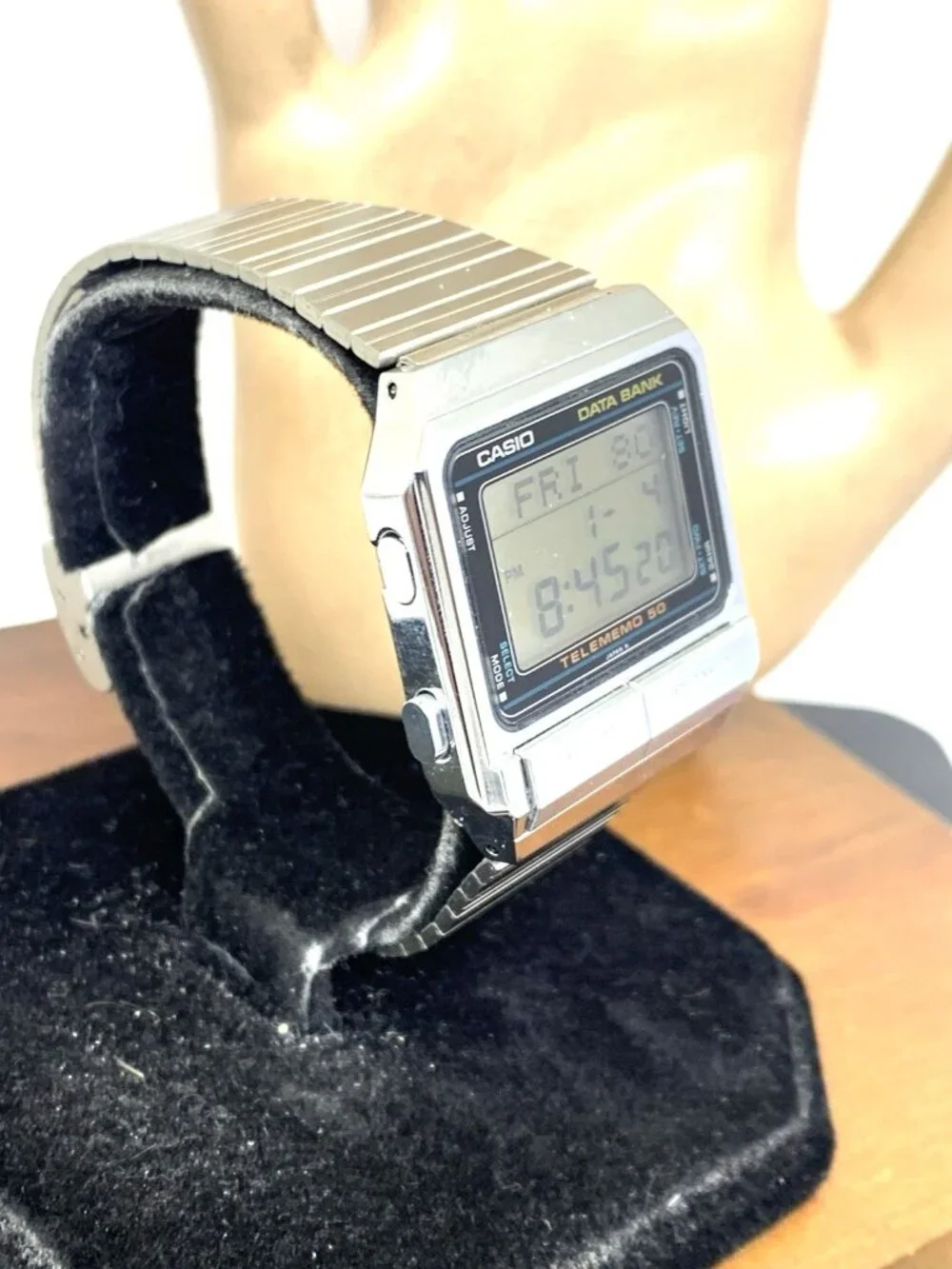 Casio Men's Watch DB-500 Databank Vintage 1985 Digital Quartz 262 With Box 32mm
